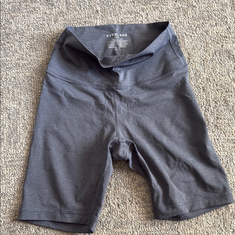 Everlane Charcoal Gray Bike Shorts
